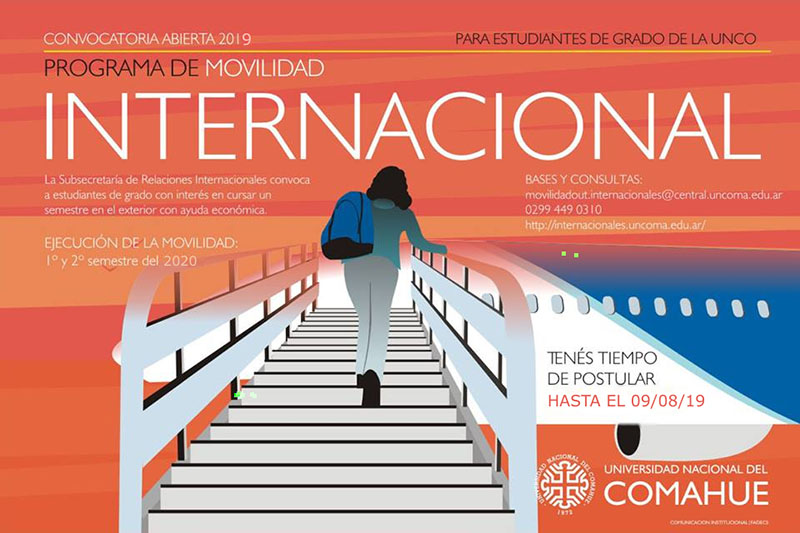 CONVOCATORIA ABIERTA 2019 DEL PROGRAMA DE MOVILIDAD INTERNACIONAL